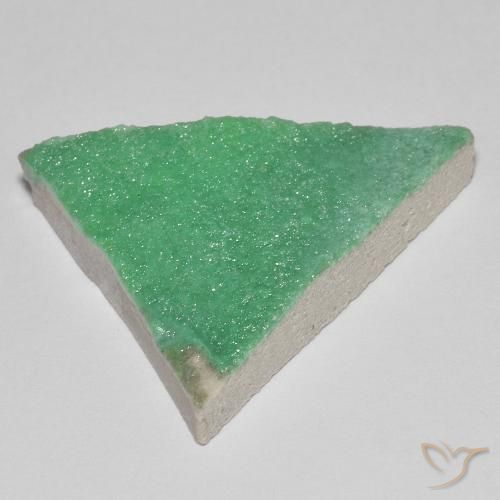 19.40克拉天然晶簇磷铝石，胖三角形，不透明