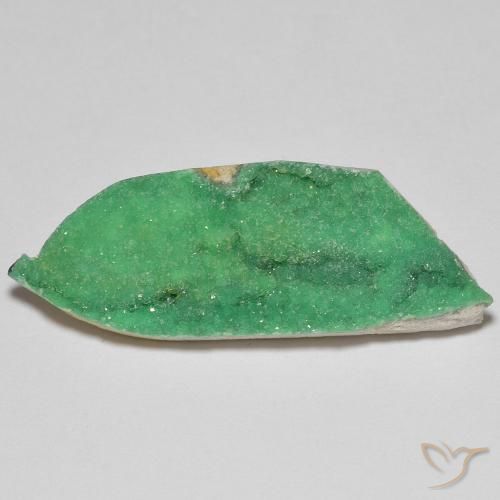 12.46ct 天然 黄绿色 德鲁齐杂石, 花式切割, 不透明
