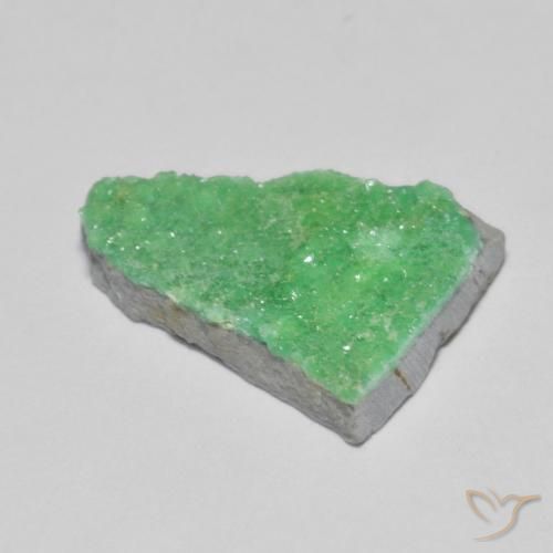 4.05克拉天然晶簇磷铝石，花式切割，不透明