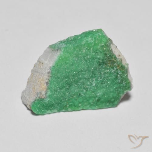 5.57ct 天然 中绿色 德鲁齐杂石, 花式切割, 不透明