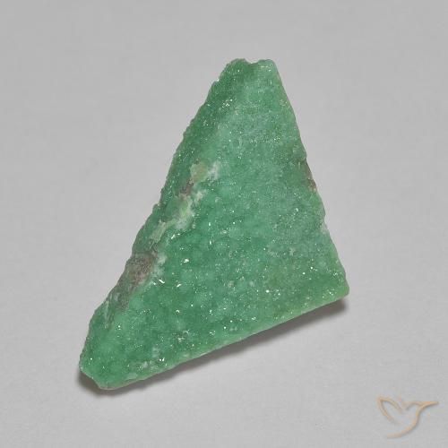 2.61克拉天然晶簇磷铝石，胖三角形，不透明