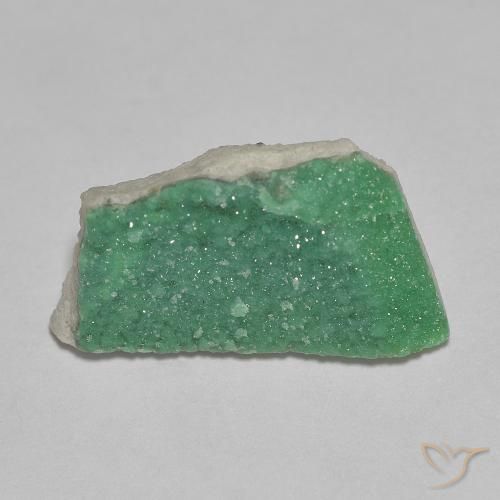 3.73ct 天然 中绿色 德鲁齐杂石, 花式切割, 不透明