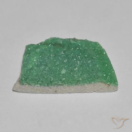 3.73克拉天然晶簇磷铝石，花式切割，不透明