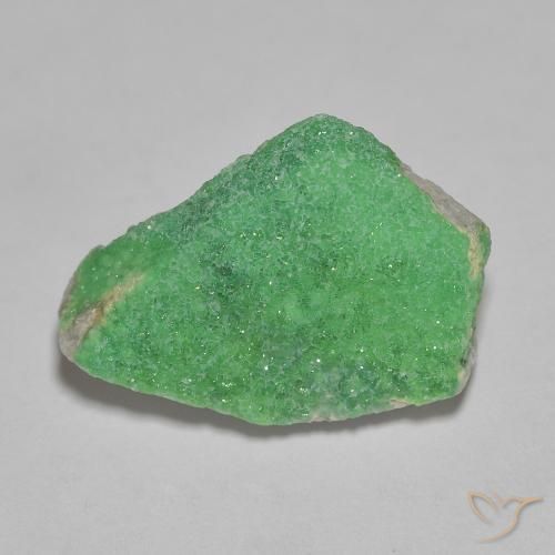 5.57ct 天然 中绿色 德鲁齐杂石, 花式切割, 不透明