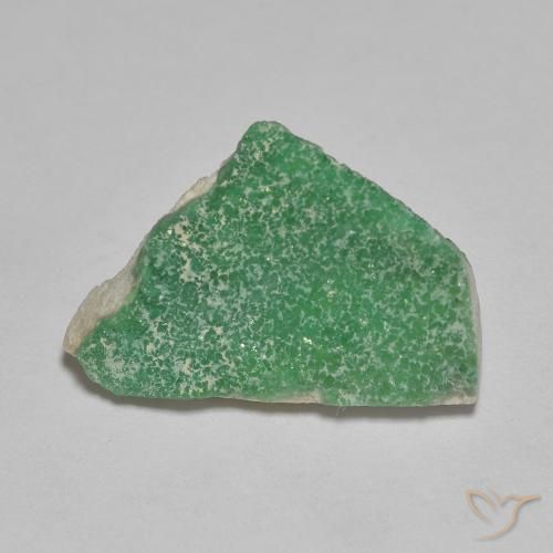 4.24ct 天然 淡罗勒绿 德鲁齐杂石, 花式切割, 不透明
