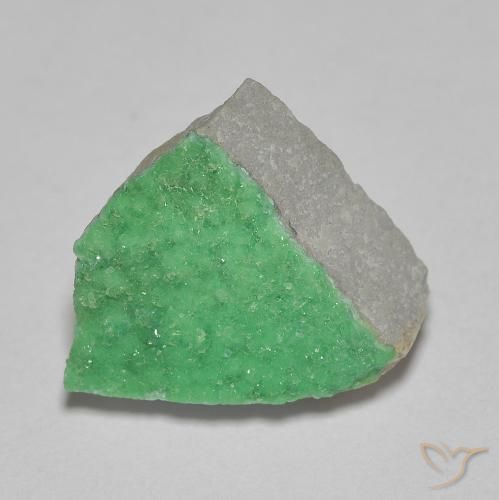 4.23ct 天然 浅三叶草绿 德鲁齐杂石, 花式切割, 不透明
