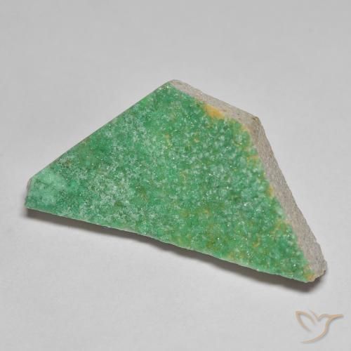 17.22ct 天然 中绿色 德鲁齐杂石, 花式切割, 不透明