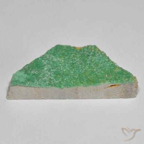 17.22克拉天然晶簇磷铝石，花式切割，不透明