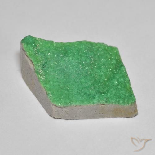 14.38克拉天然晶簇磷铝石，花式切割，不透明