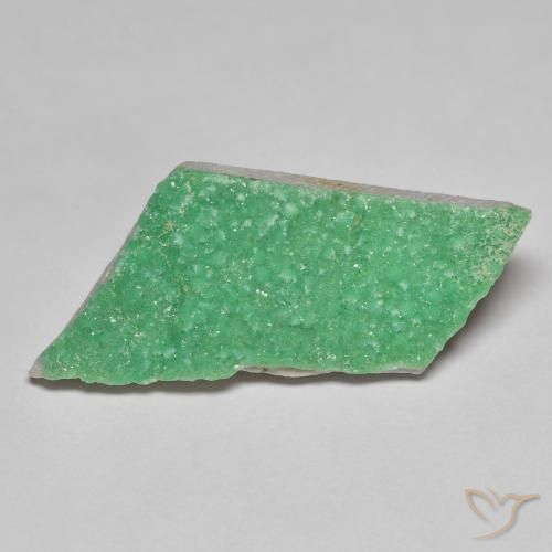 12.49ct 天然 三叶草绿 德鲁齐杂石, 花式切割, 不透明