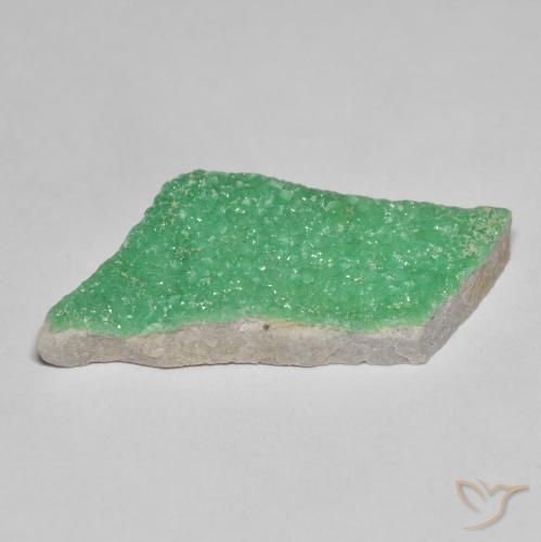 12.49克拉天然晶簇磷铝石，花式切割，不透明