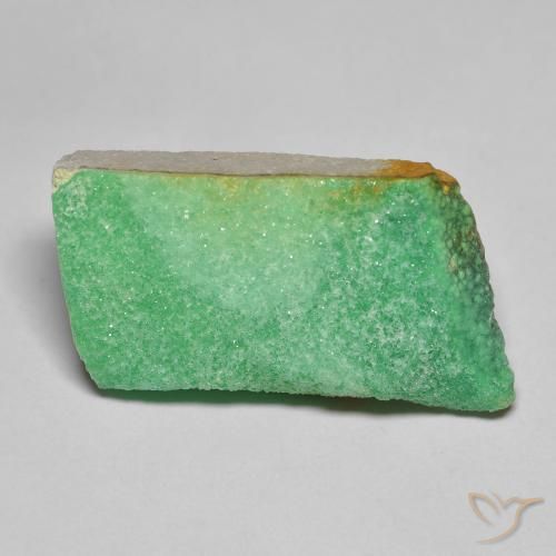 13.47ct 天然 黄绿色 德鲁齐杂石, 花式切割, 不透明