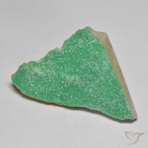 11.23ct 天然 中绿色 德鲁齐杂石, 花式切割, 不透明