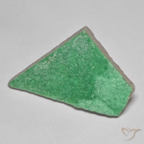 9.28ct 天然 三叶草绿 德鲁齐杂石, 花式切割, 不透明