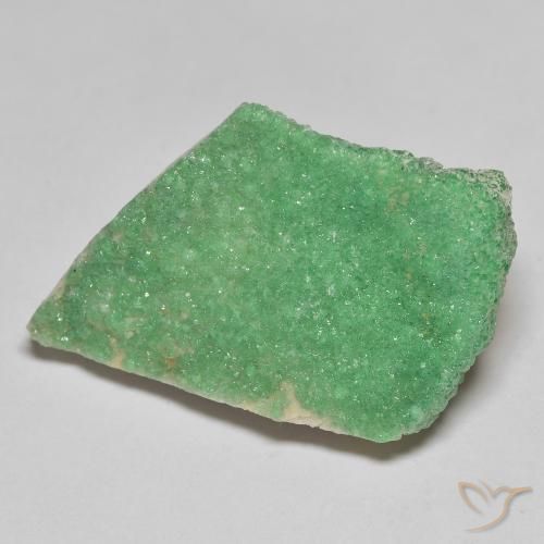 18.05克拉天然晶簇磷铝石，花式切割，不透明