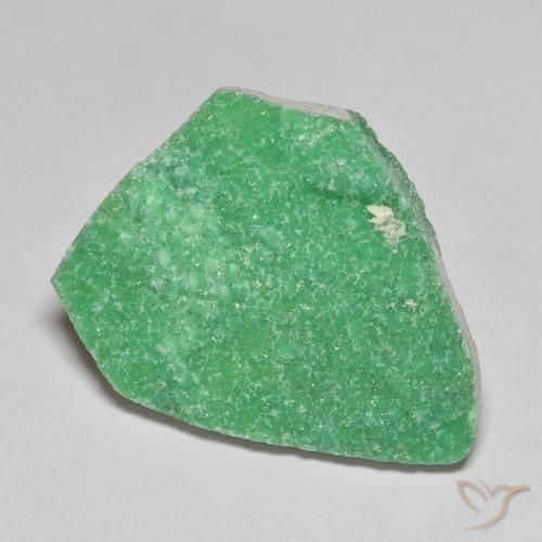 13.77ct 天然 薄荷绿 德鲁齐杂石, 花式切割, 不透明