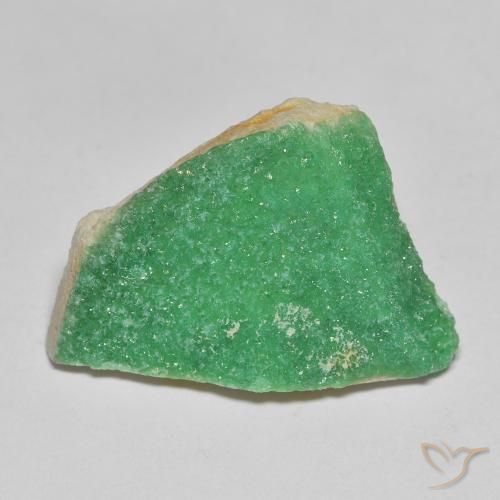 12.53ct 天然 深蕨绿 德鲁齐杂石, 花式切割, 不透明
