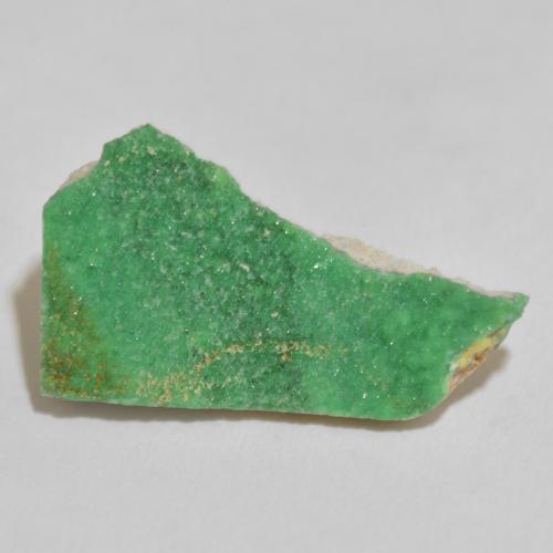 7.78ct 天然 深蕨绿 德鲁齐杂石, 花式切割, 不透明