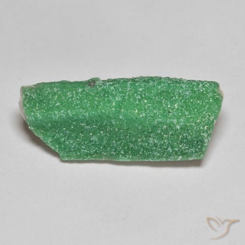 6.29ct 天然 深蕨绿 德鲁齐杂石, 花式切割, 不透明
