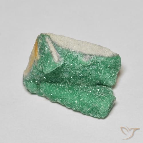 7.56ct 天然 中绿色 德鲁齐杂石, 花式切割, 不透明