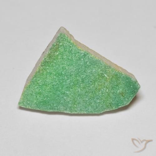 11.36ct 天然 浅绿色 德鲁齐杂石, 花式切割, 不透明