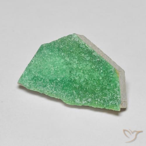 8.41ct 天然 中绿色 德鲁齐杂石, 花式切割, 不透明