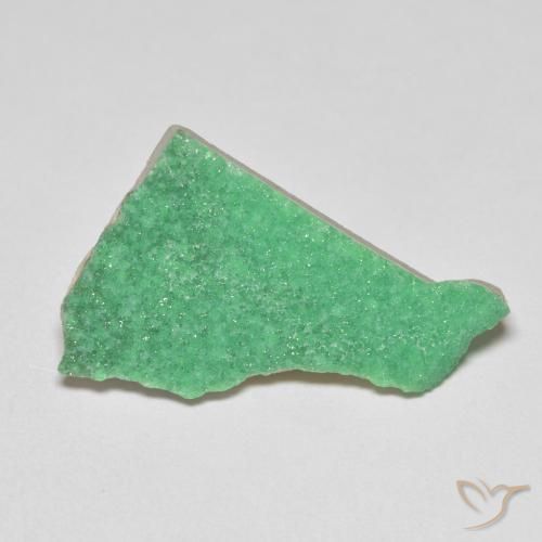 7.61ct 天然 三叶草绿 德鲁齐杂石, 花式切割, 不透明