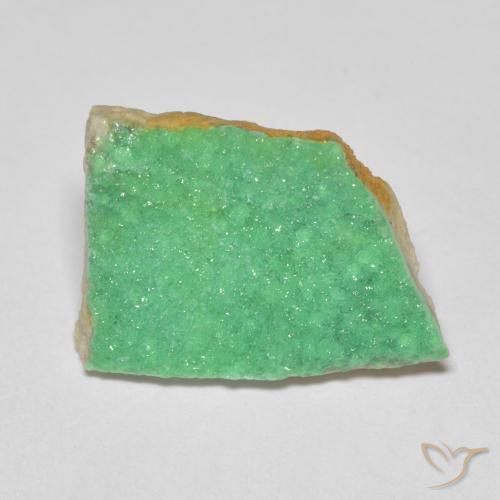 5.72ct 天然 中绿色 德鲁齐杂石, 花式切割, 不透明