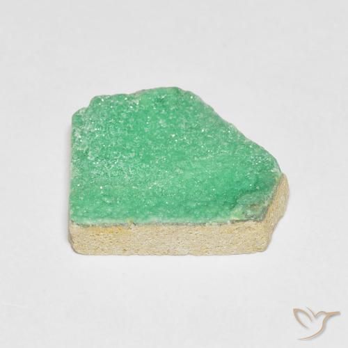 6.07克拉天然晶簇磷铝石，花式切割，不透明