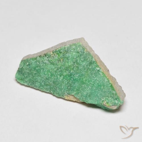 8.04ct 天然 薄荷绿 德鲁齐杂石, 花式切割, 不透明