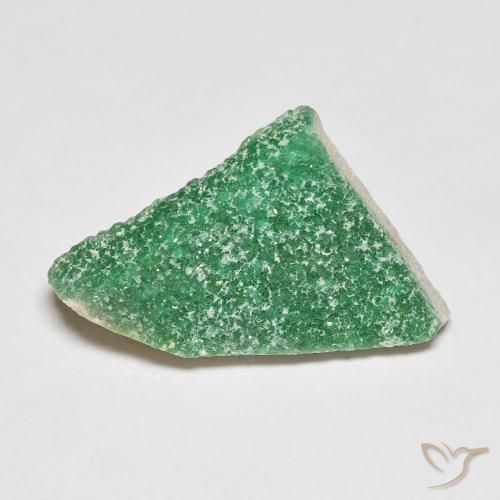 5.69ct 天然 中浅绿色 德鲁齐杂石, 花式切割, 不透明
