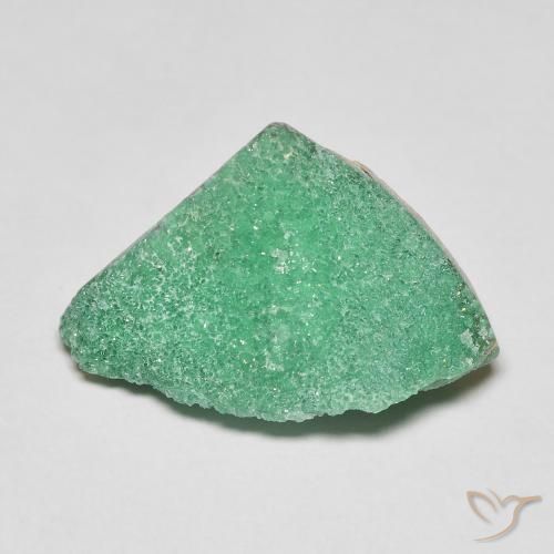 6.88ct 天然 薄荷绿 德鲁齐杂石, 花式切割, 不透明
