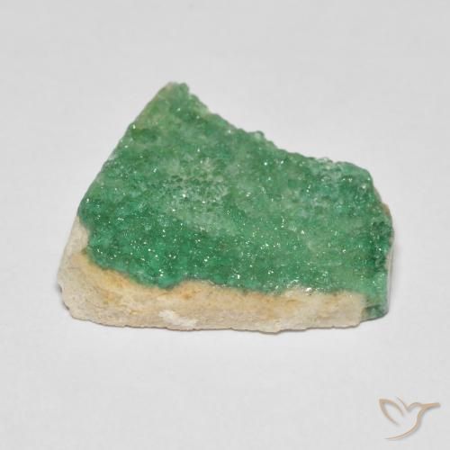 6.88克拉天然晶簇磷铝石，花式切割，不透明