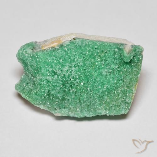 8.15ct 天然 三叶草绿色 德鲁齐杂石, 花式切割, 不透明