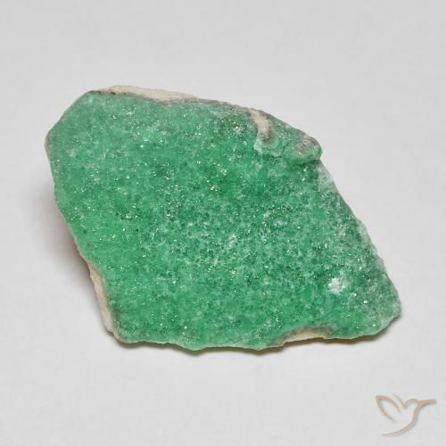 6.09ct 天然 中绿色 德鲁齐杂石, 花式切割, 不透明
