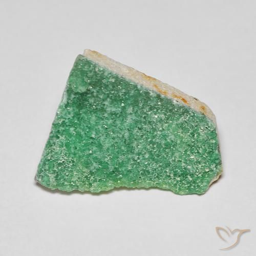 4.25ct 天然 三叶草绿色 德鲁齐杂石, 花式切割, 不透明
