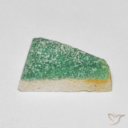 4.69克拉天然晶簇磷铝石，花式切割，不透明