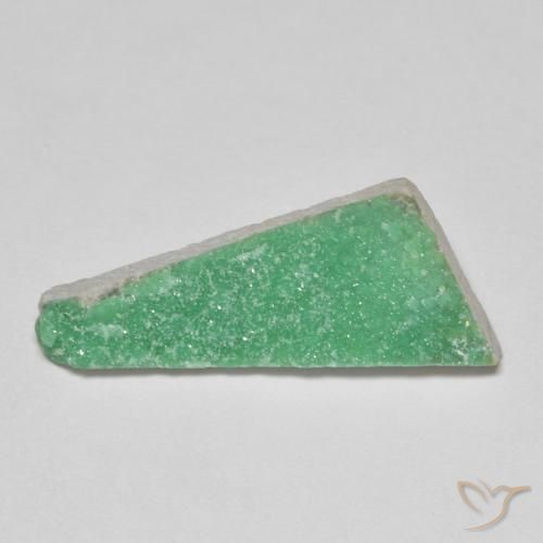 4.54ct 天然 三叶草绿 德鲁齐杂石, 花式切割, 不透明