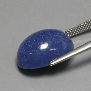 11.82克拉天然杜莫石英，椭圆形切割，15.9×12毫米，不透明