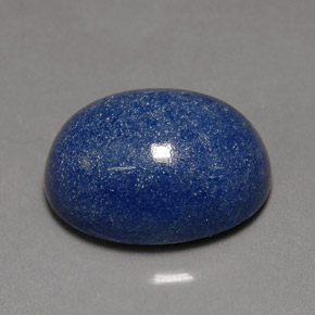 10.96克拉天然杜莫石英，椭圆形切割，16×12毫米，不透明
