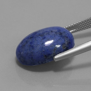 13.90克拉天然蓝线石石英，椭圆形，不透明