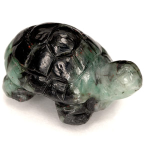 12.91克拉天然绿色祖母绿，异形，19.3×11.9毫米，不透明