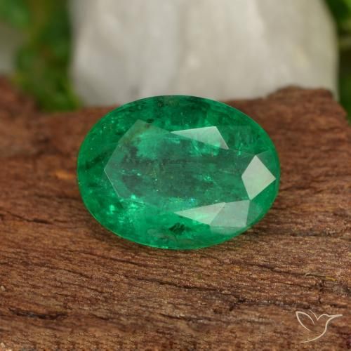 1.52ct 天然 中绿色 翠, 椭圆形, SI-I1