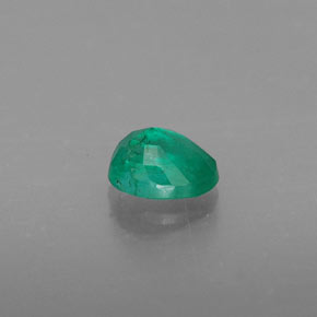 0.36克拉天然绿色祖母绿，椭圆形切割，5×4.1毫米，SI