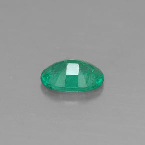 0.31克拉天然绿色祖母绿，椭圆形切割，5.6×4毫米，SI