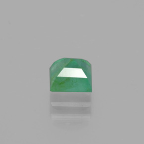0.72克拉天然绿色祖母绿，方形，5×5毫米，SI-I1