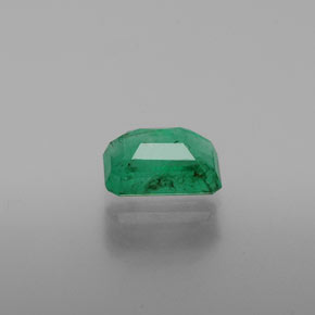 0.61克拉天然绿色祖母绿，祖母绿式切割，6.1×4.1毫米，SI-I1
