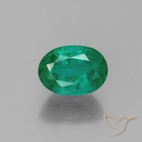 1.62ct 天然 荧光绿色 翠, 椭圆形, SI-I1