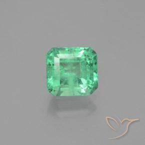 1.72ct 天然 冷绿 翠, 祖母绿式切割, VS-SI