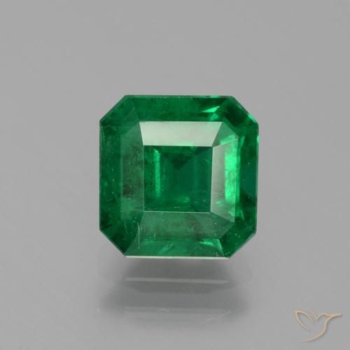 1.65ct 天然 森林绿 翠, 祖母绿式切割, SI